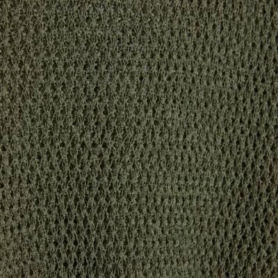 Khaki Open Stitch Knit Off The Shoulder Top