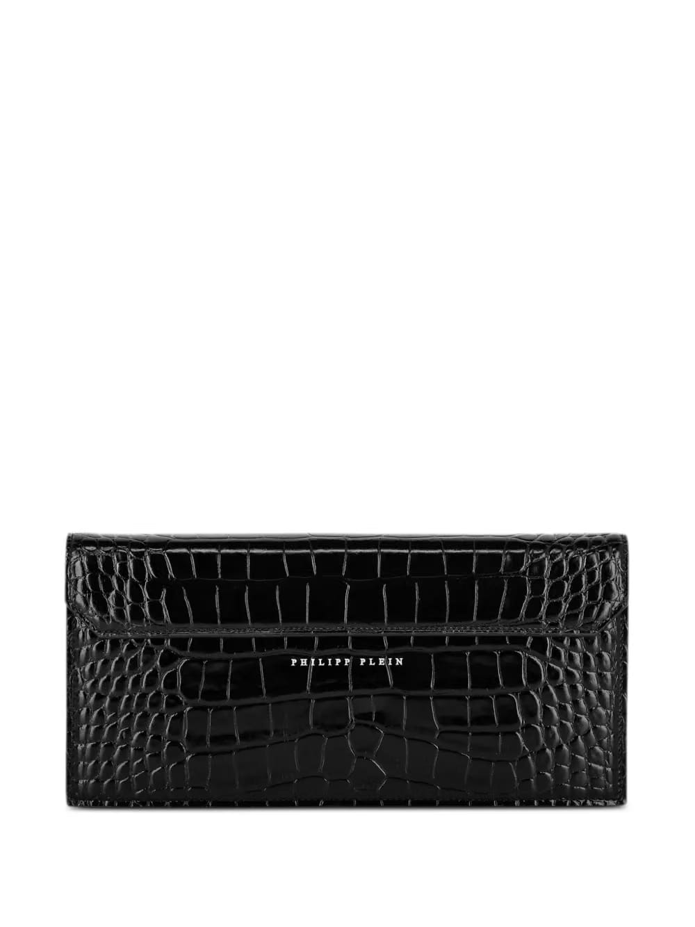 Gothic Plein croc-effect clutch bag