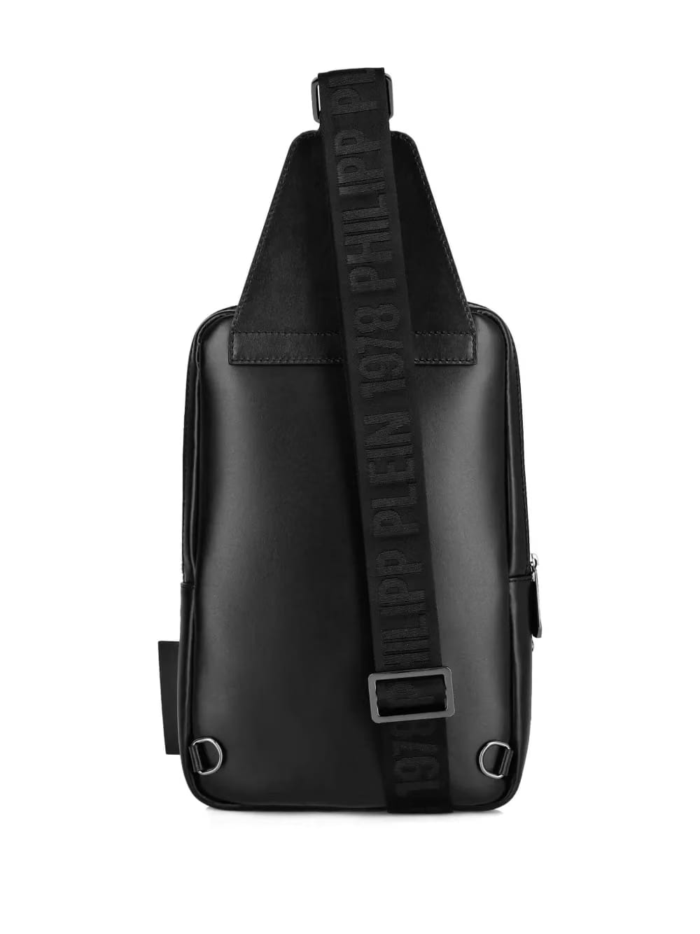 monogram-embossed crossbody bag