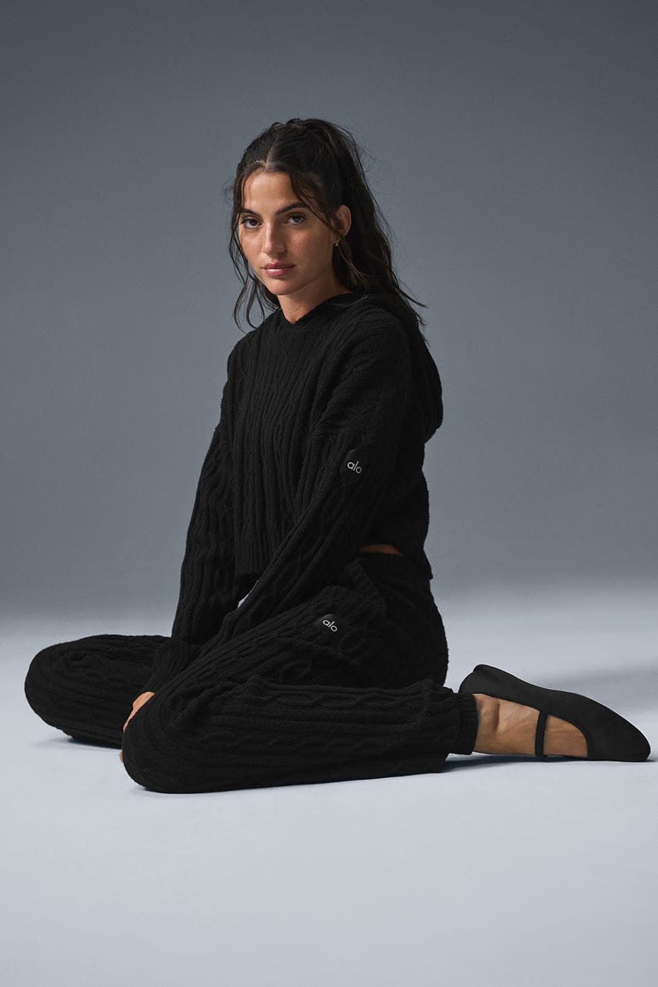 Cable Knit Winter Bliss Hoodie