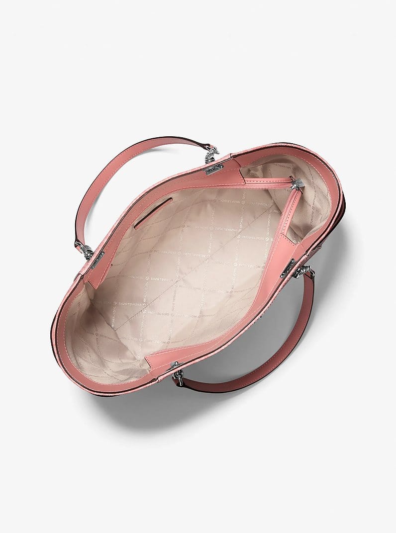 Jet Set Large Signature Logo Shoulder Bag