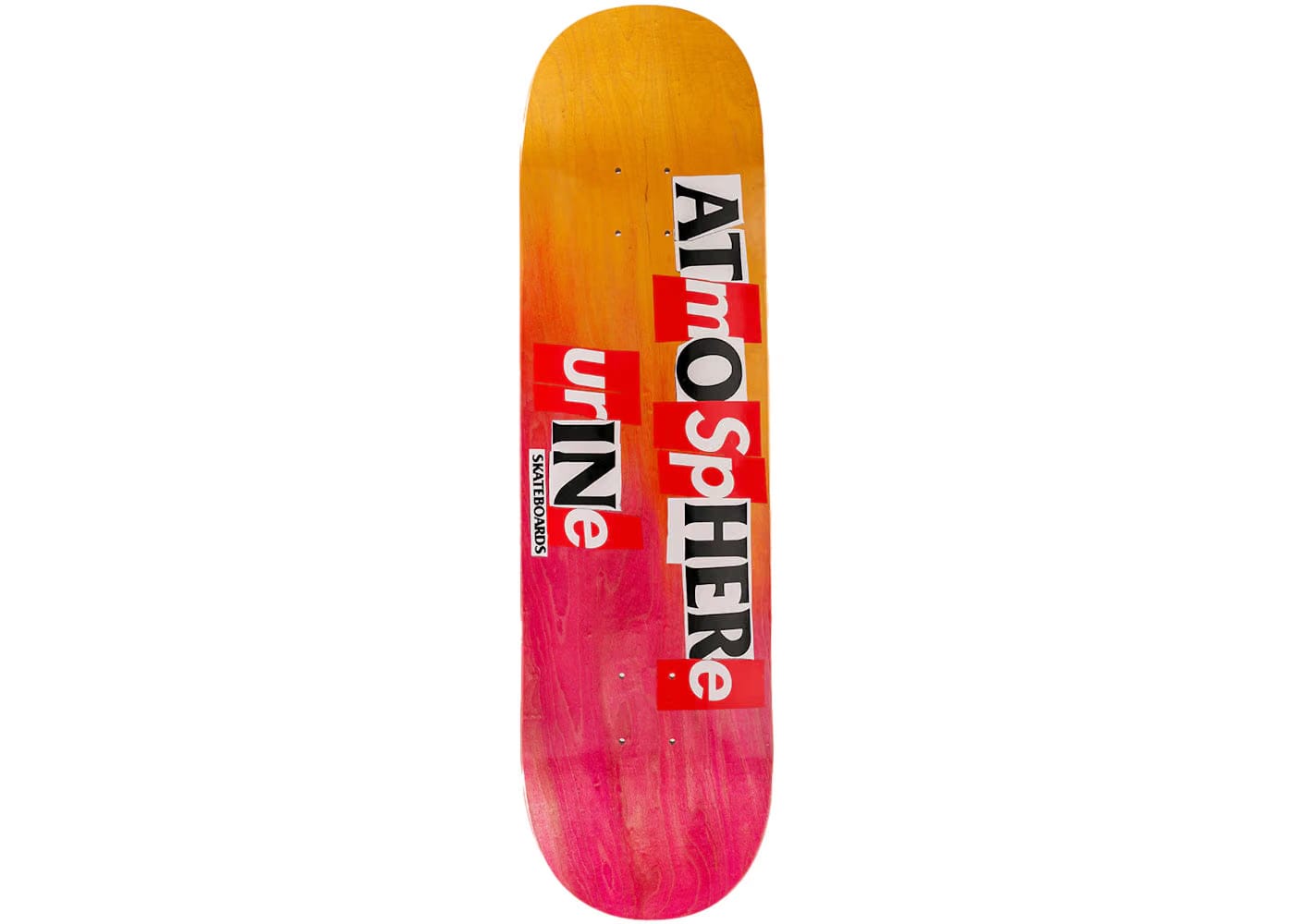 Supreme Antihero Skateboard Deck Pink/Yellow