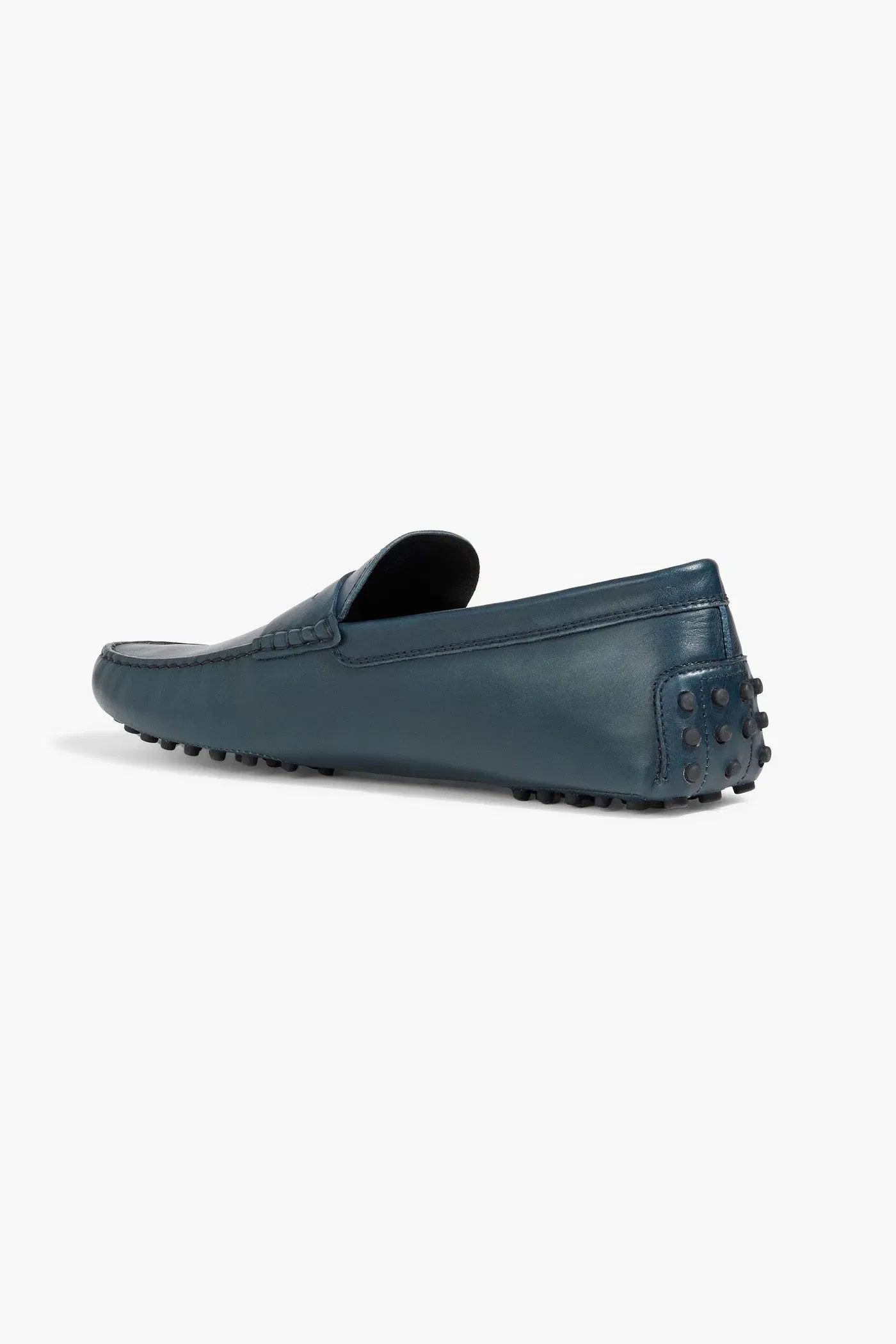 Tod's Gommino Leather Driving Shoes Storm Blue
