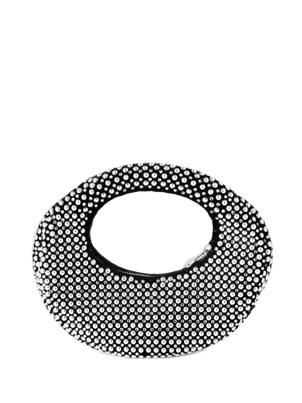 oval stud-embellished tote bag