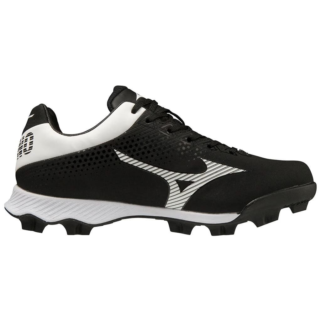 Mizuno Wave Finch Lightrevo Youth Girl S Molded Fastpitch Softball Cleat Black White