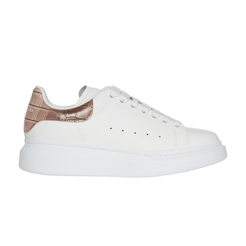 Alexander McQueen Wmns Oversized Sneaker 'Burnt Pink Crocodile'