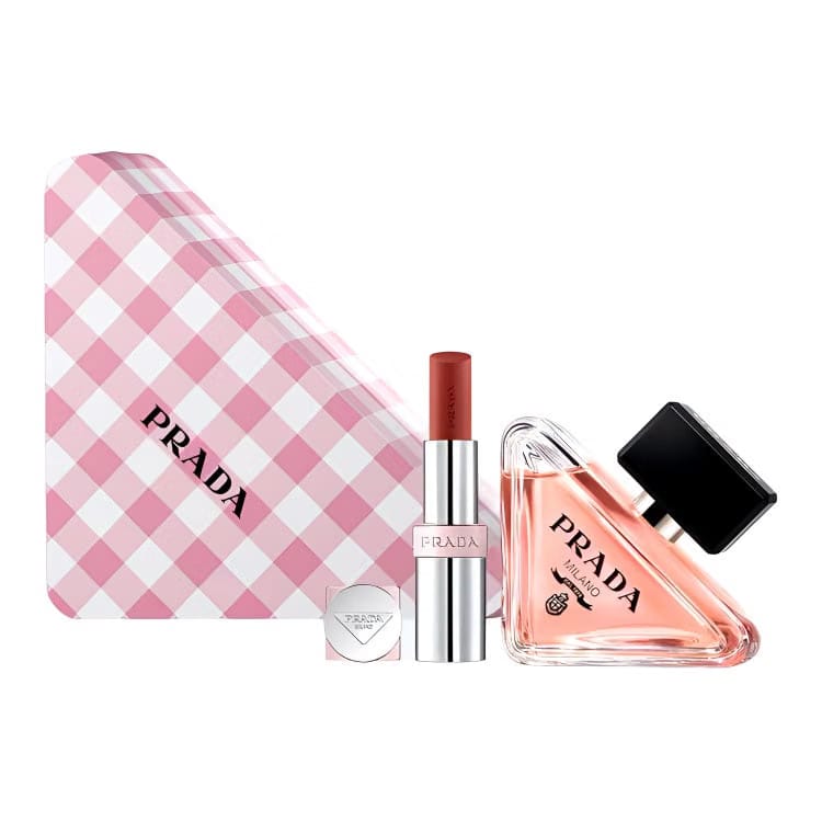 Prada Limited Edition Lip Balm Gift Box Perfume Sets Eau De Parfum Edp Neroli White Musk 50Ml 3 8G Gift For Girlfriend