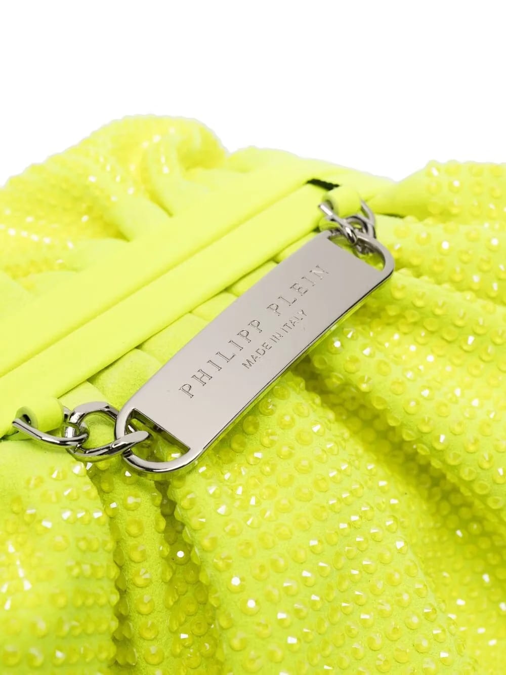 Mini Pillow embellished clutch bag
