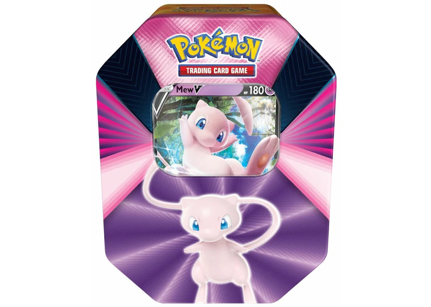 Pokemon Tcg V Forces Tin Mew V
