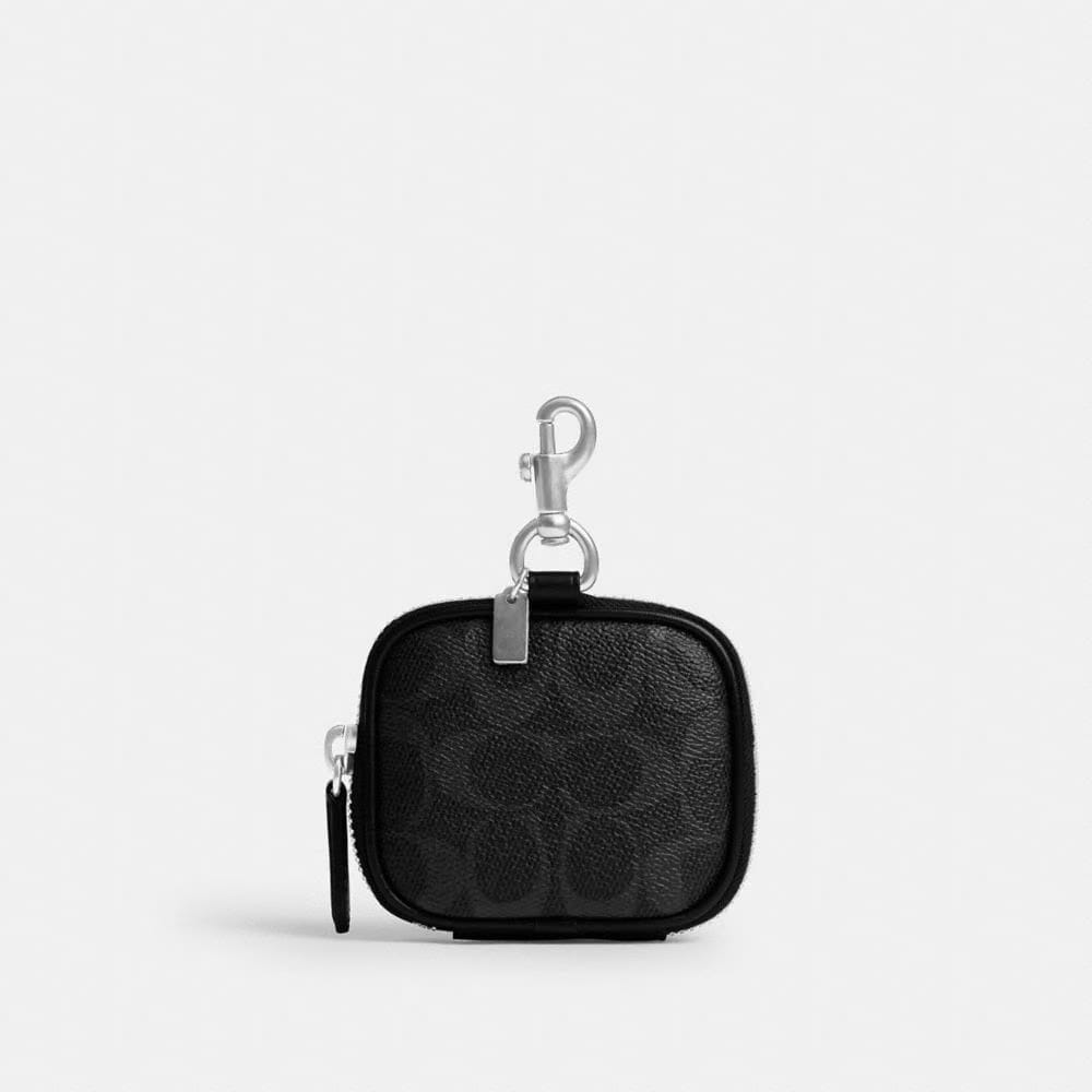 Clip On Pouch In Signature Canvas