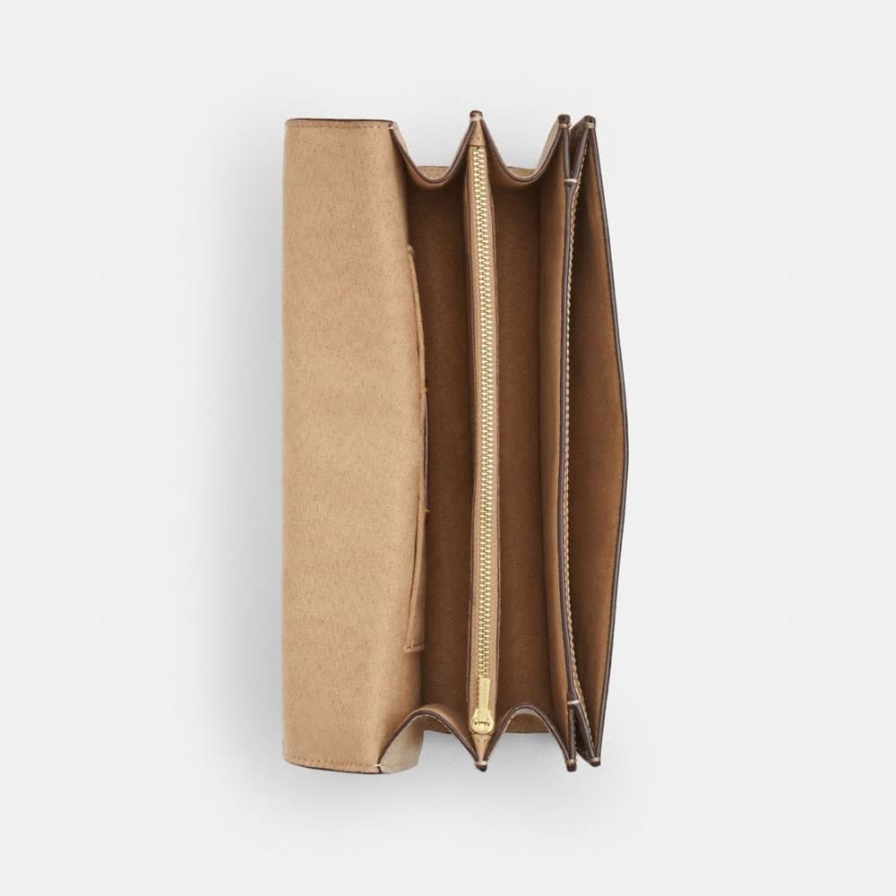 Klare Envelope Crossbody Bag In Blocked Signature Canvas