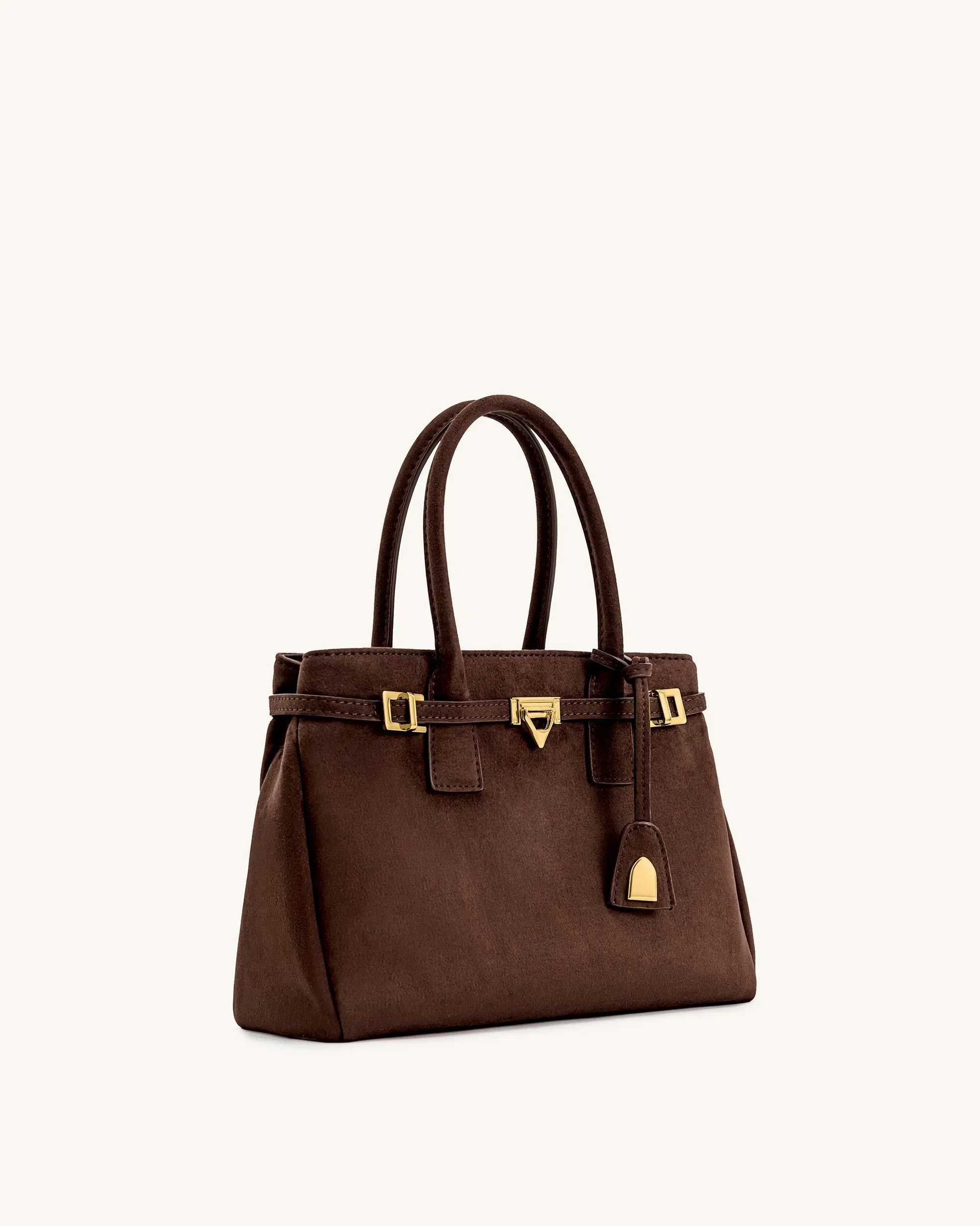 Miley Belt Embellished Tote Bag - Black