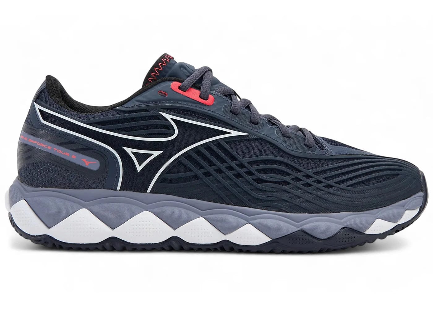 Mizuno Wave Enforce Tour 2 Cc Odyssey Gray White Blue Granite