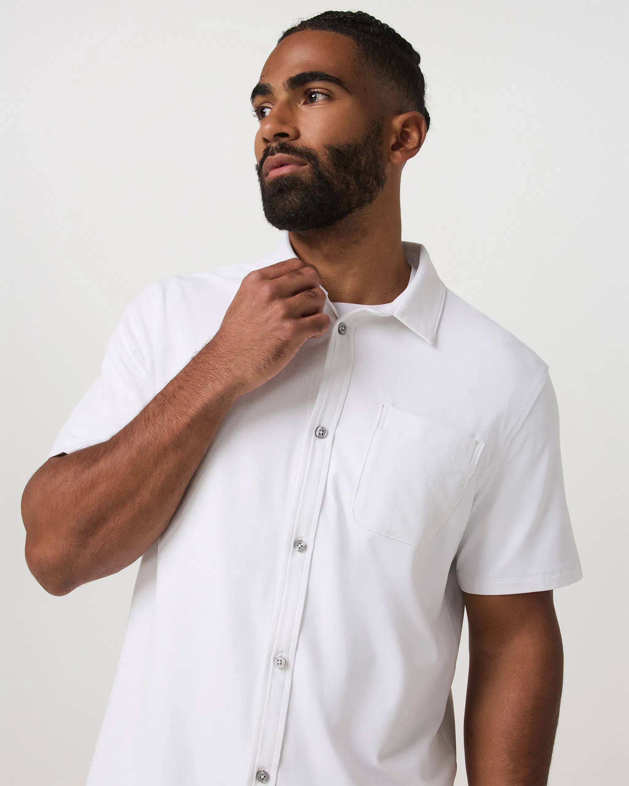 Vuori Short Sleeve Ponto Button Down Shirt