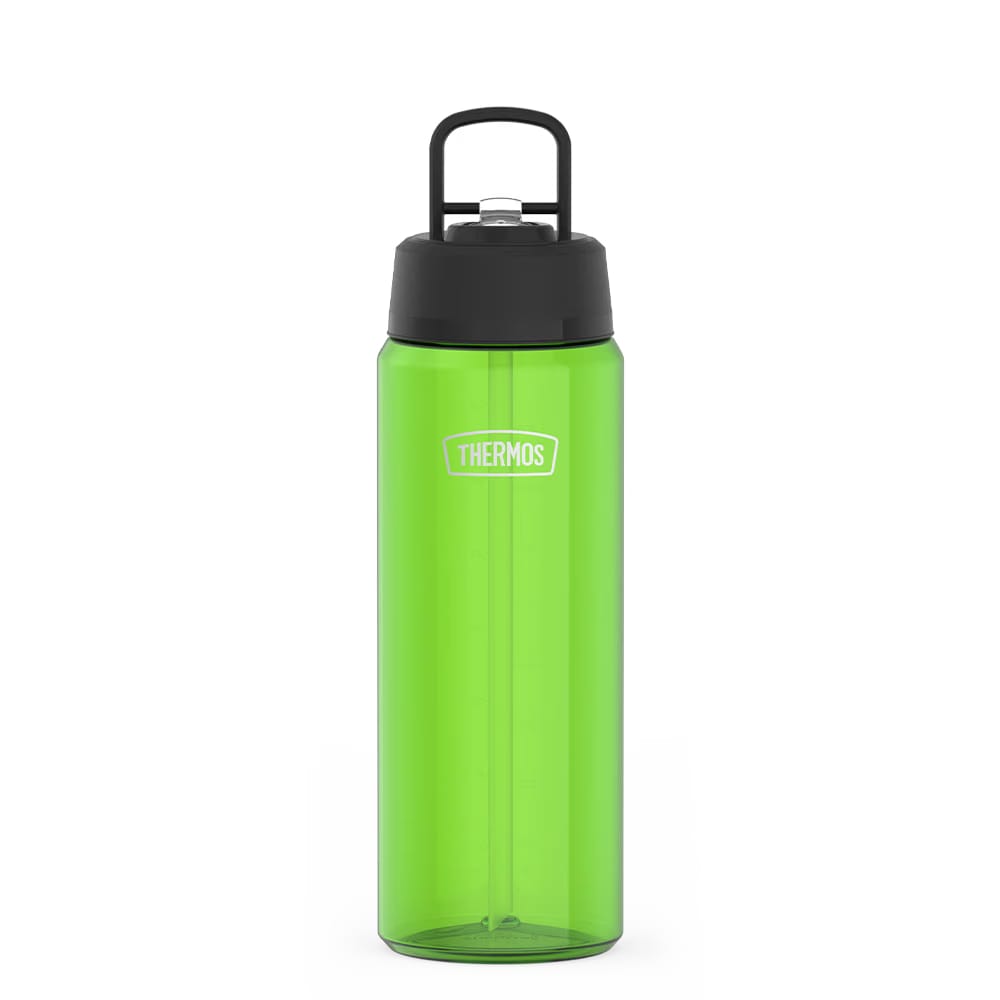 Thermos 32oz Icon Lightweight Water Bottle With Straw Lid Hyper Green