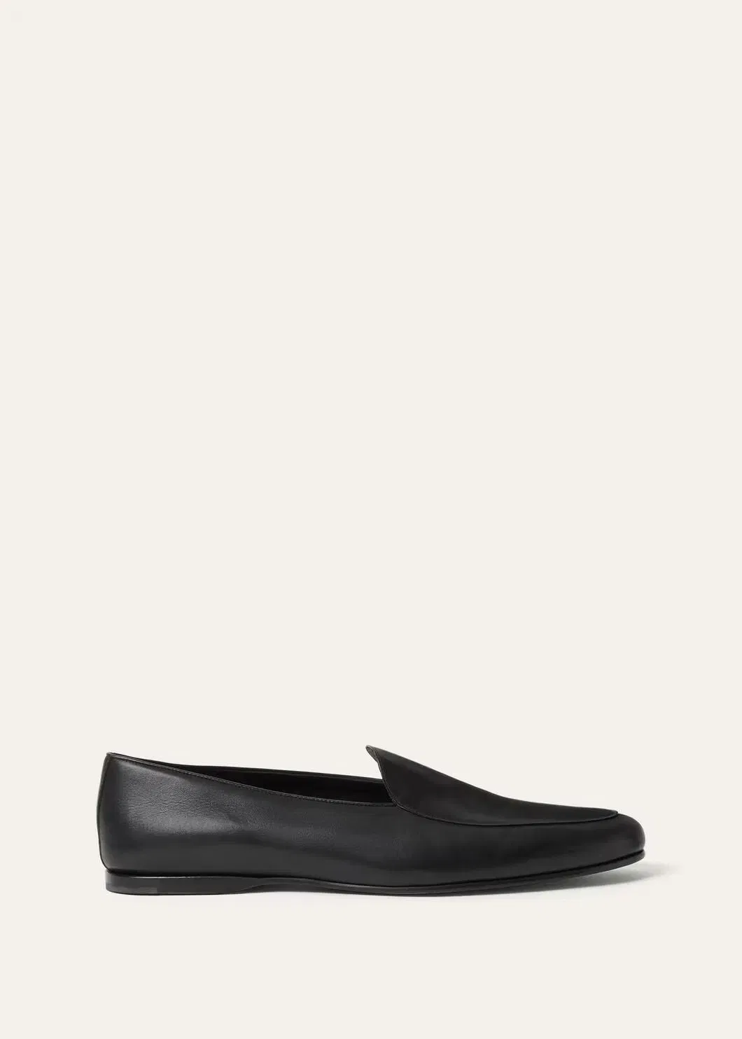 LoroPiana Anton Classic Walk Loafer Black