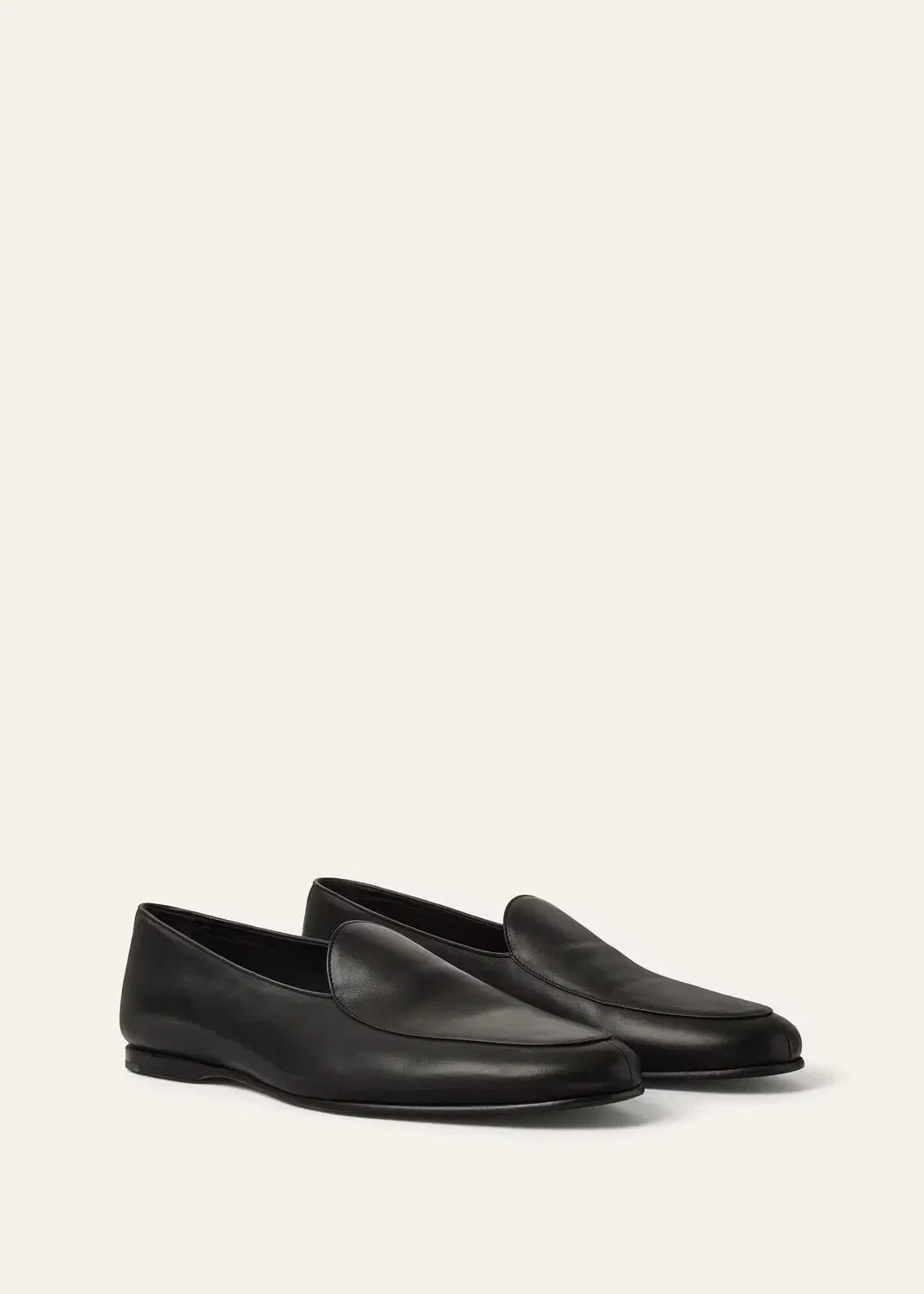 LoroPiana Anton Classic Walk Loafer Black