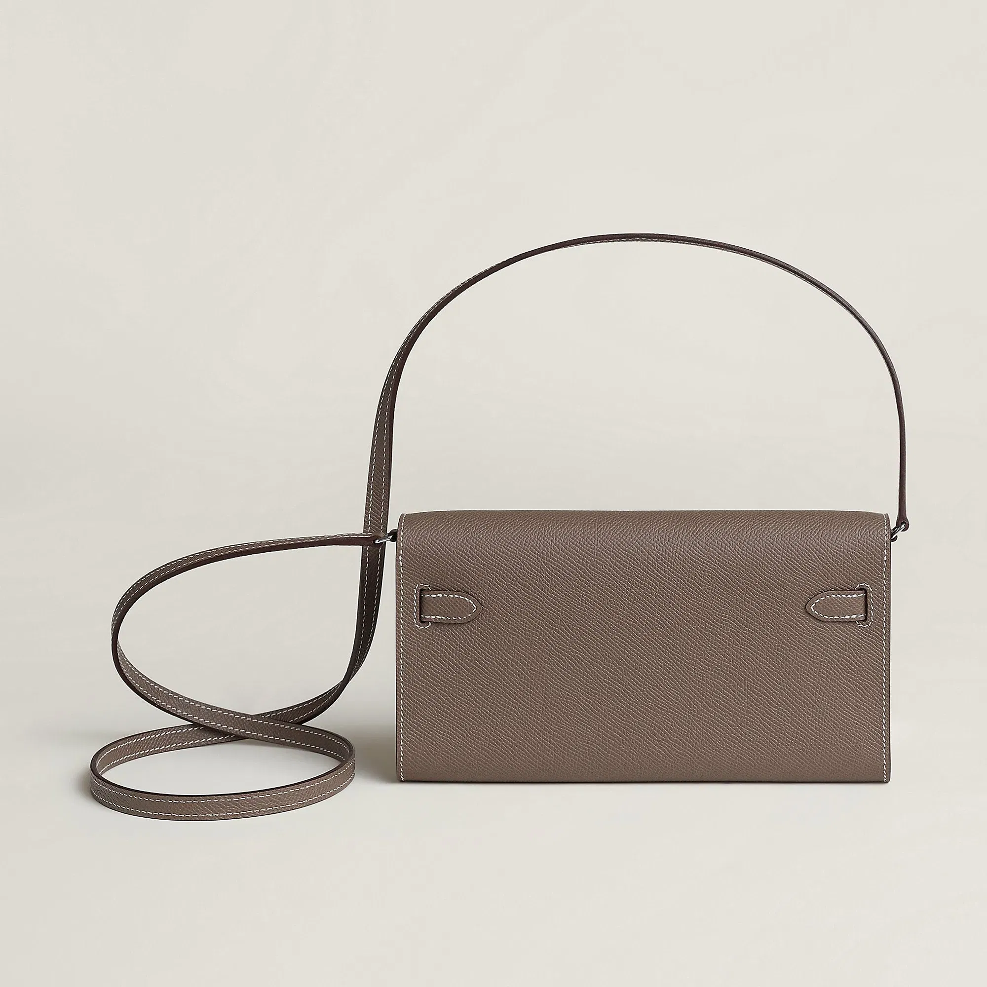 Hermes Kelly Classique To Go Wallet Toupe
