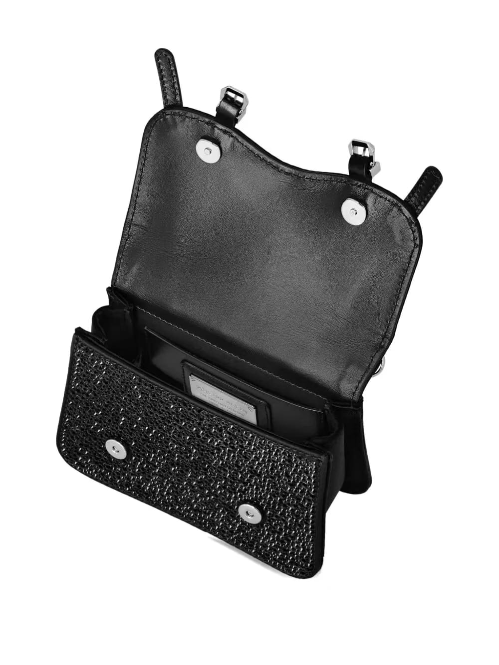 small Hexagon rhinestone-embellished clutch bag