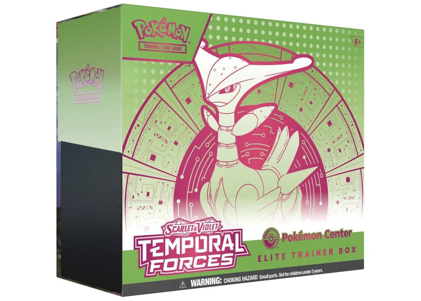 2024 Pokemon Scarlet & Violet Temporal Forces Iron Leaves Pokemon Center Elite Trainer Box