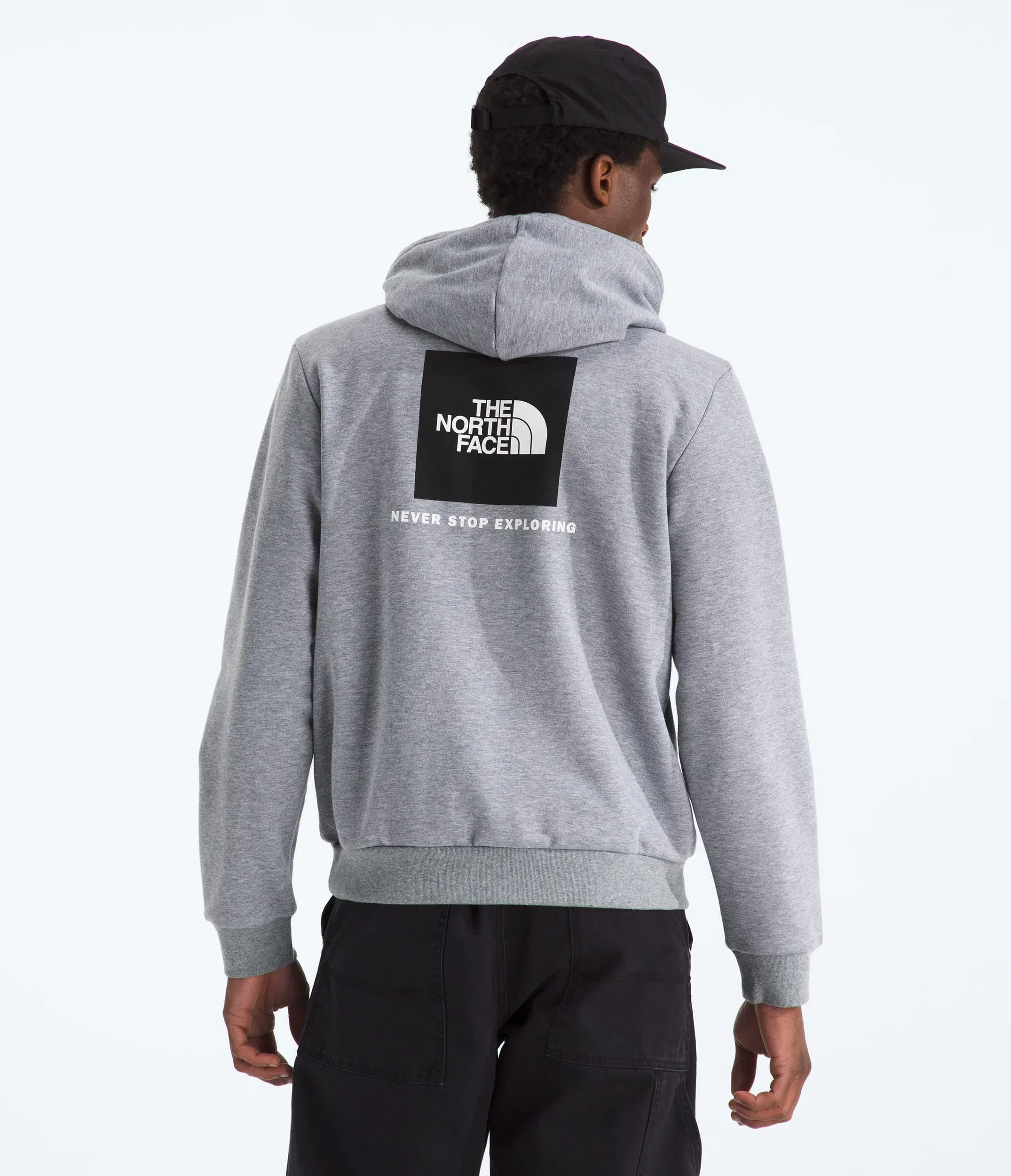 The North Face Men’s Evolution Box NSE Regular Hoodie TNF Pale Grey Heather
