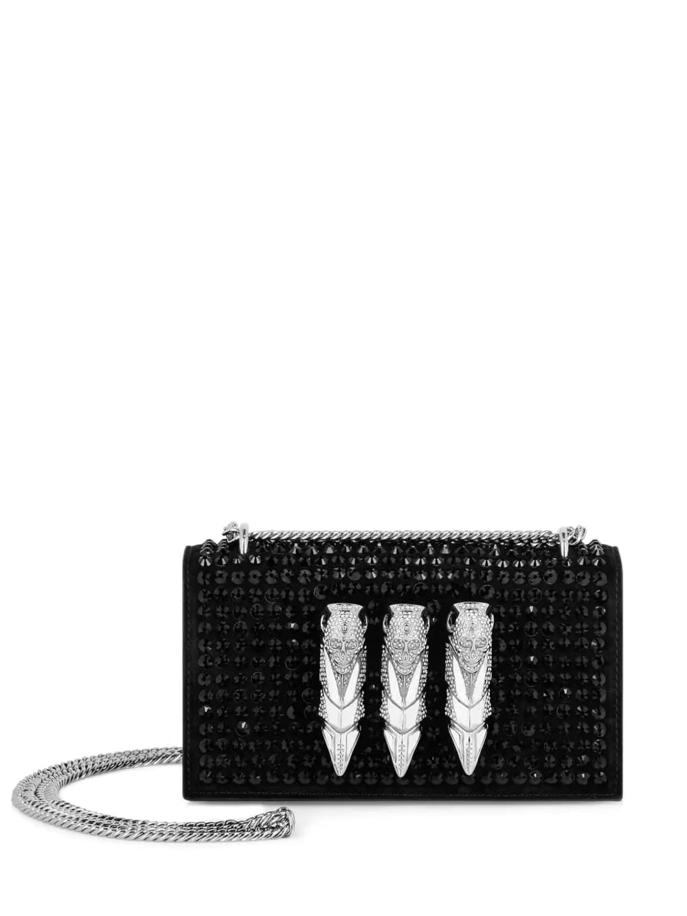 small crystal-embellished shoulder bag
