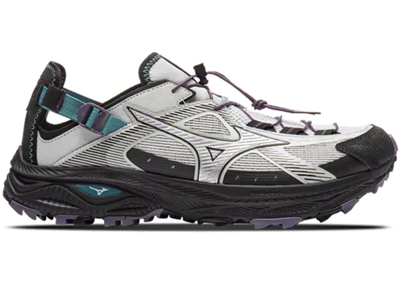 Mizuno Racer Trail Se V2 Grey Black Teal Purple