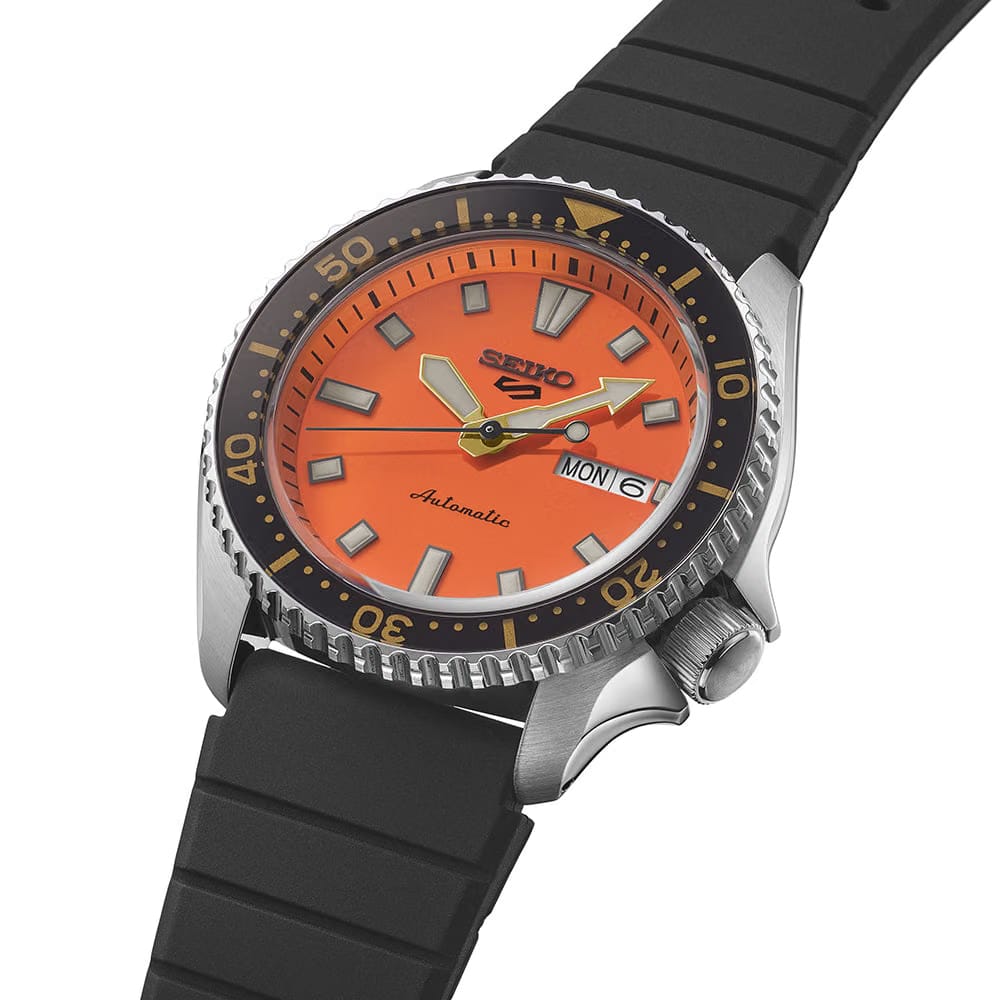 Seiko 5 Sports Skx Redux In Daichi Orange - Orange - SRPL89K1