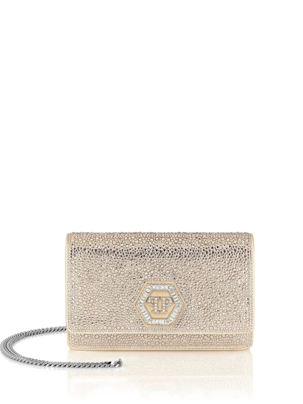 rhinestone hexagon bag