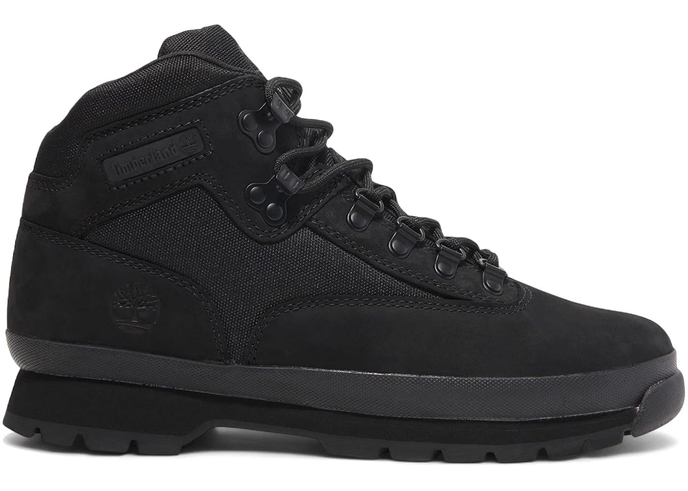 Timberland Euro Hiker Mid Lace Up Boot Black