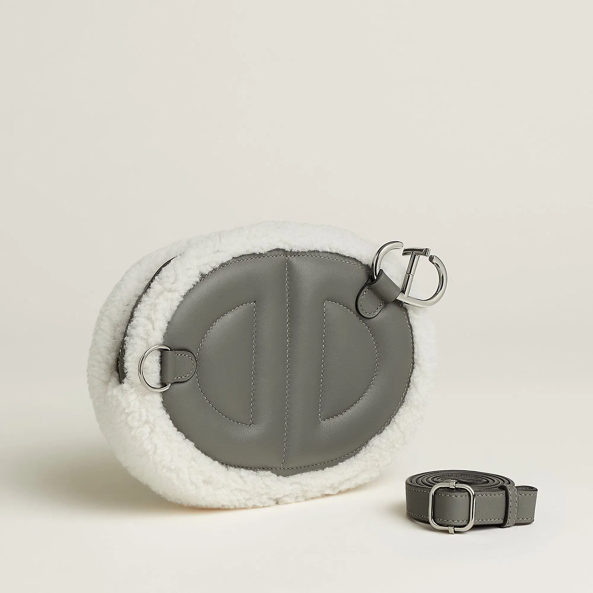Hermes In The Loop Plush Belt Bag Cru