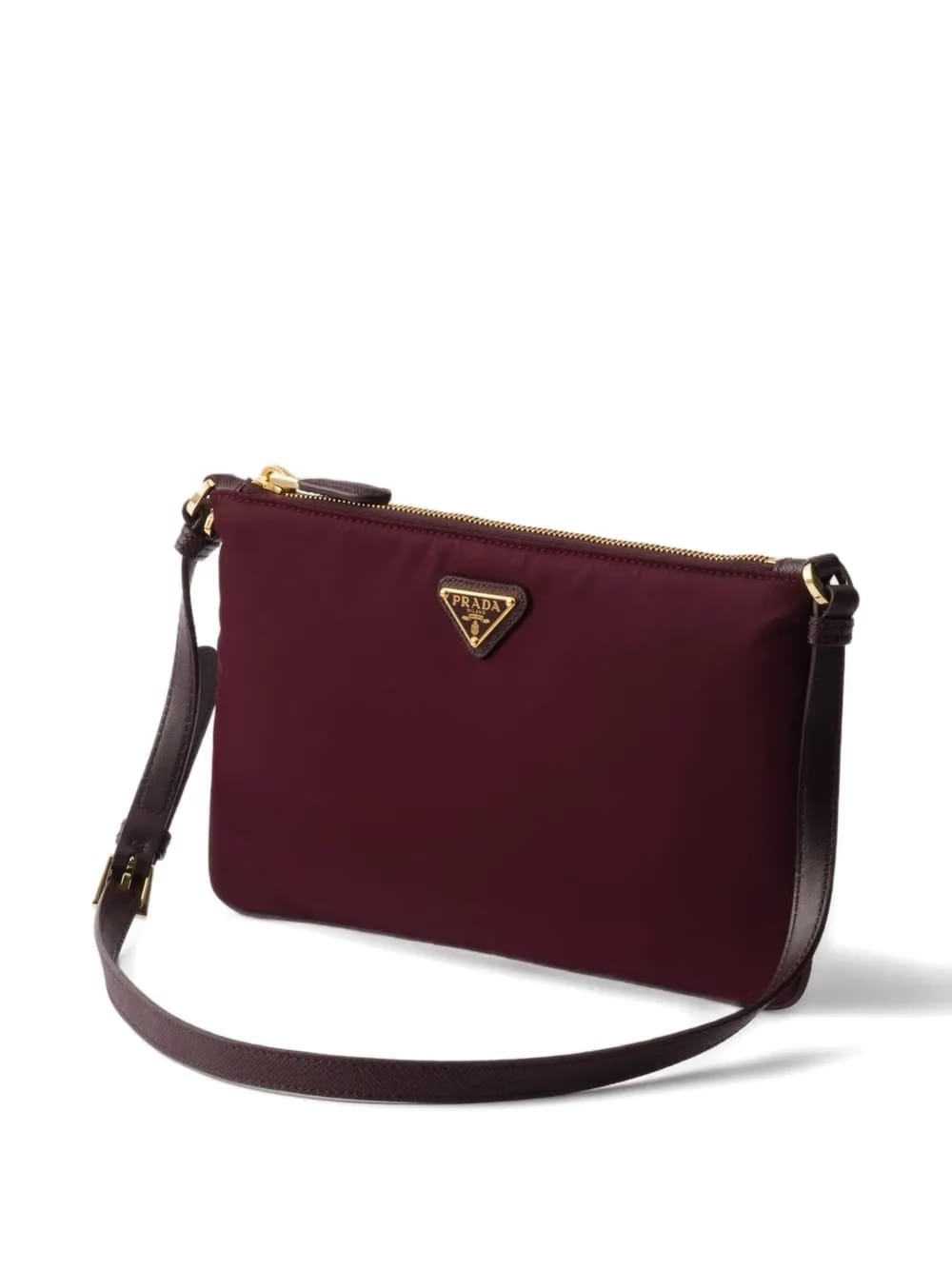 small triangle-logo shoulder bag