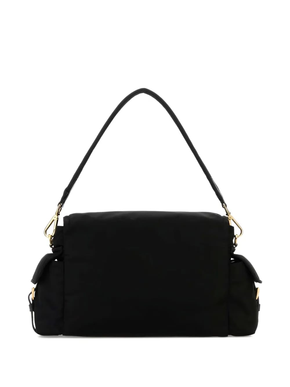Re-Nylon flap-pocket shoulder bag