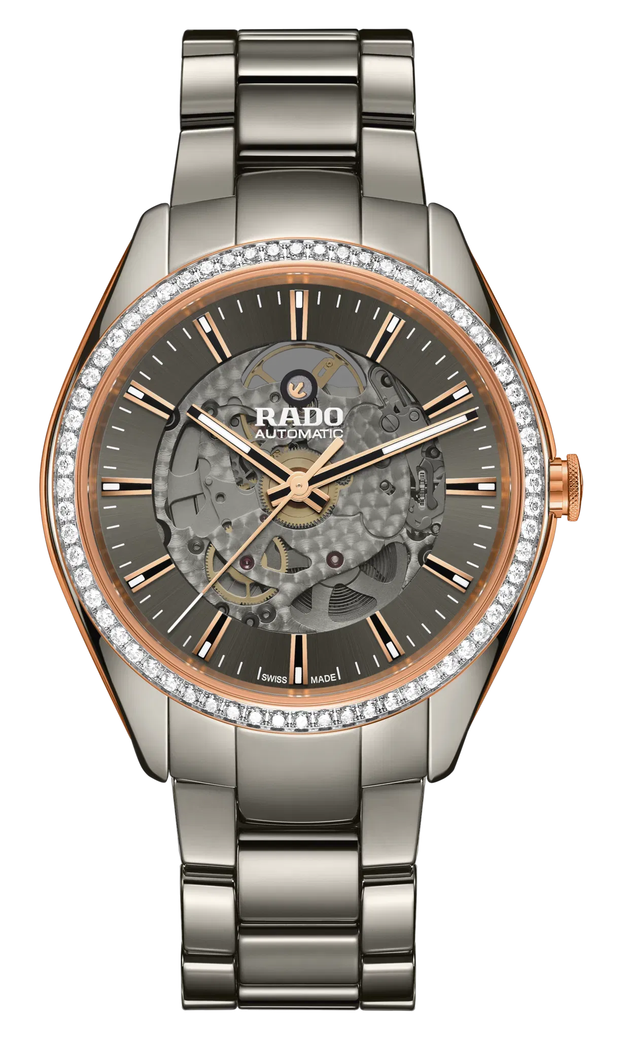 Rado Hyperchrome Automatic Diamonds Grey r32158102