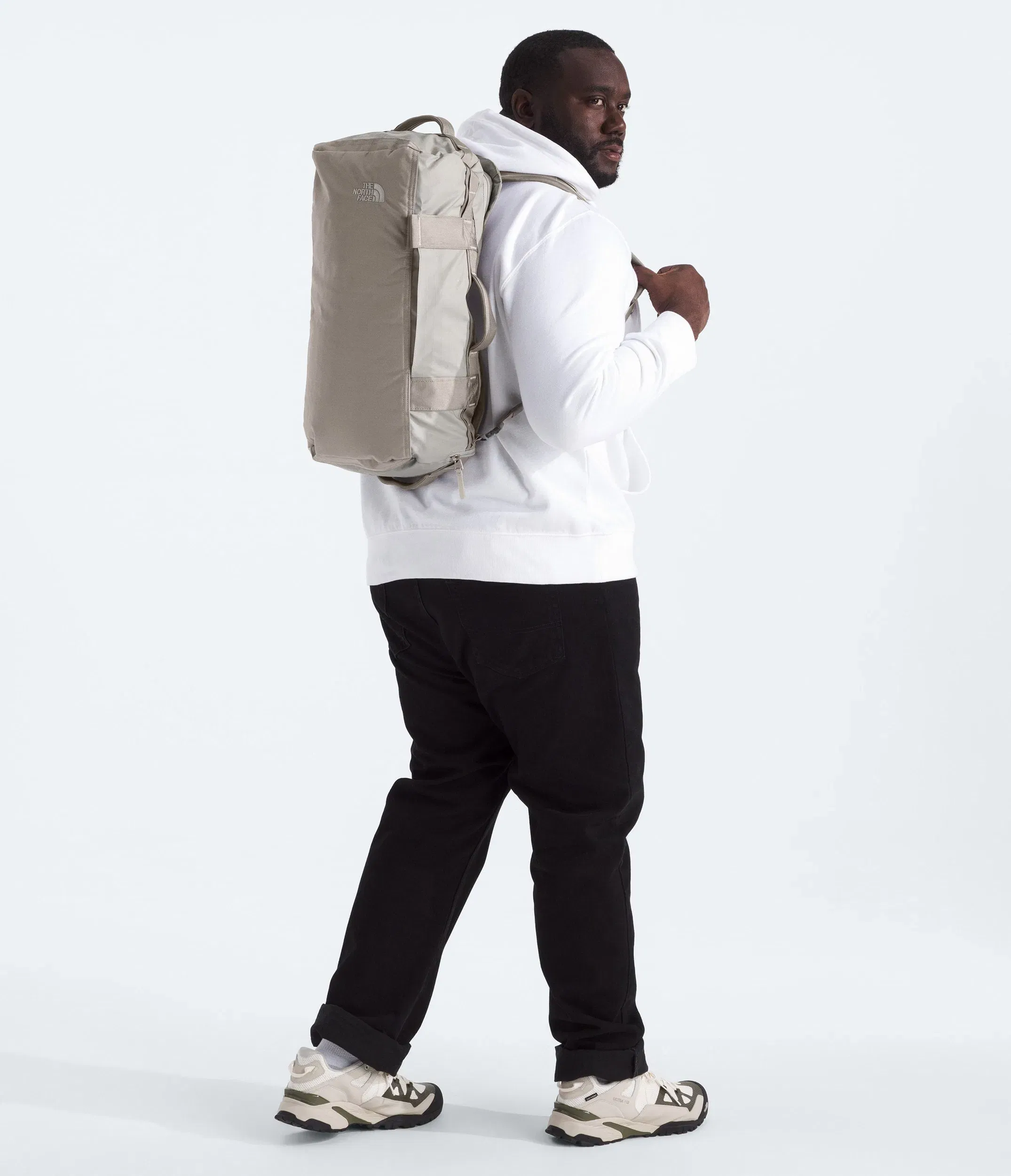 The North Face Base Camp™ Voyager Duffel—32L Soapstone