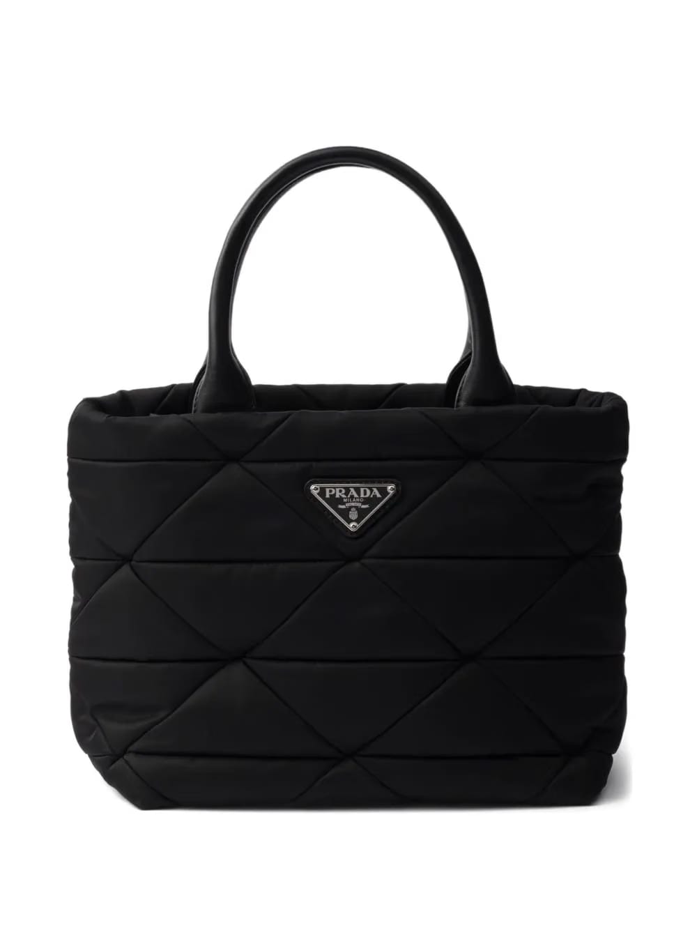small Re-Nylon padded tote bag