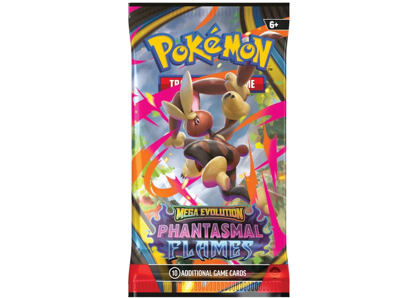 2025 Pokemon Mega Evolution Phantasmal Flames Mega Lopunny Booster Pack