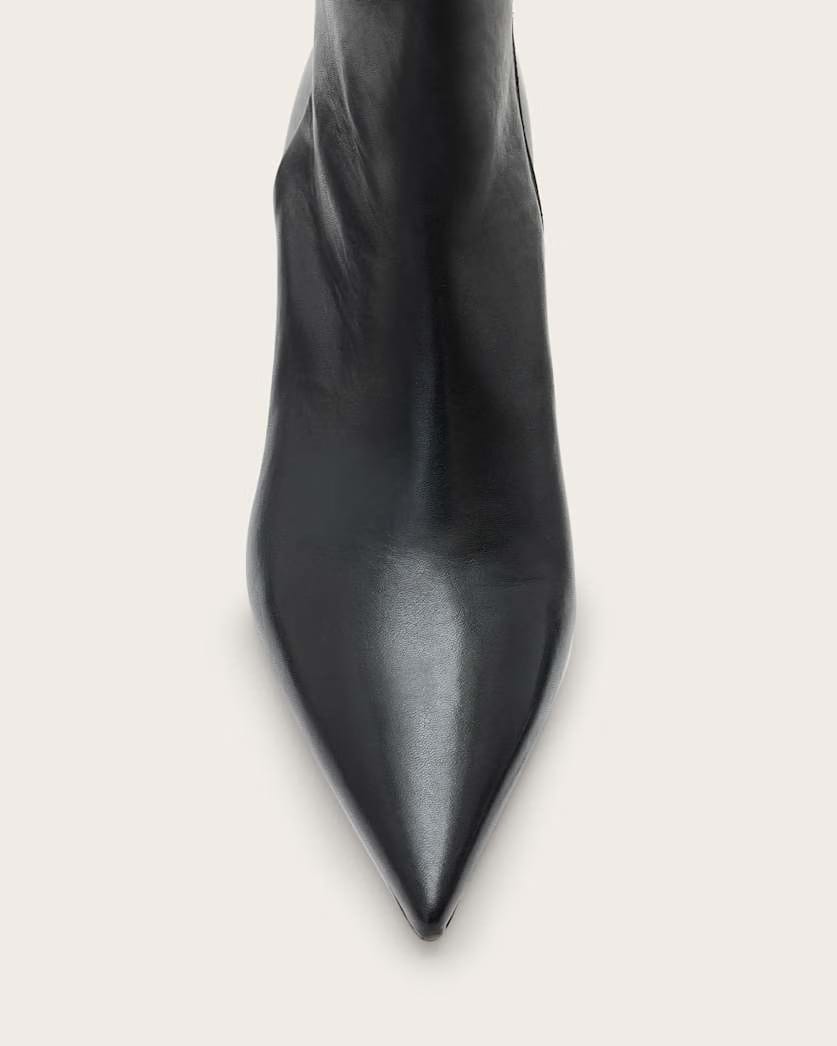 AllSaints Vivian Leather Boots Women's Black Women's