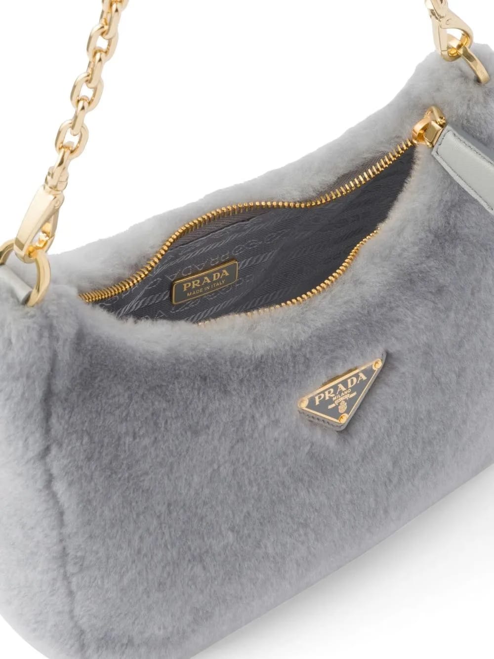 Re-Edition shearling mini bag