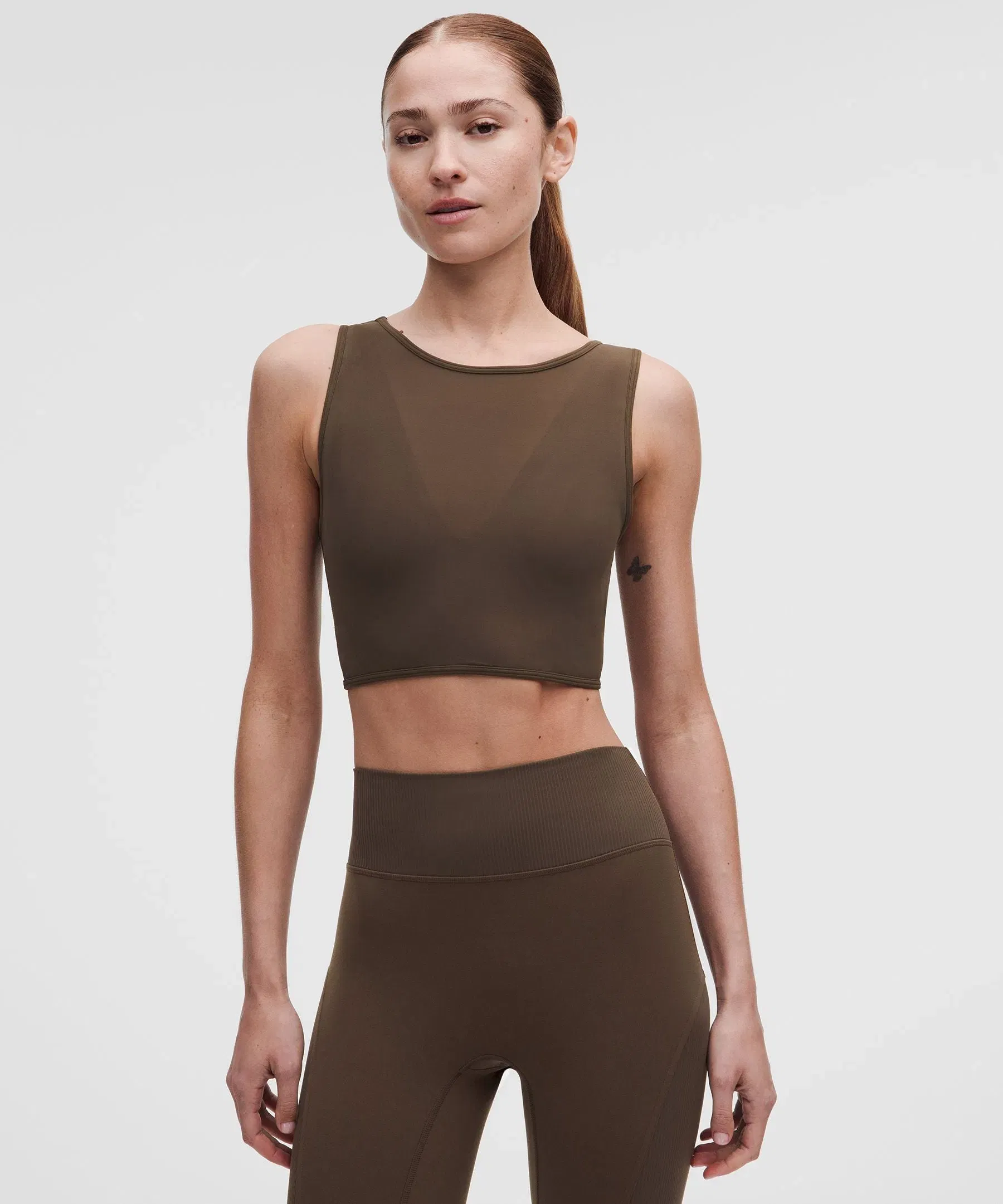 Lululemon Bend This Mesh Bandeau and V-Neck Bra *Light Support, A–C Cups