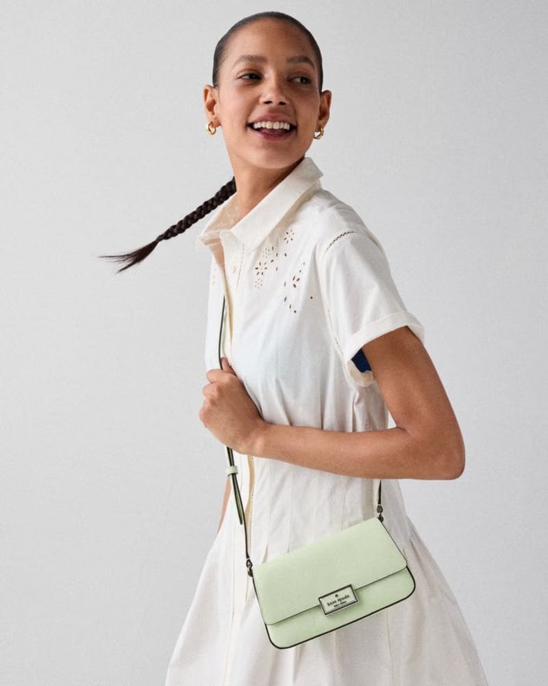 KateSpade Reegan Mini Flap Crossbody Lime Frosting