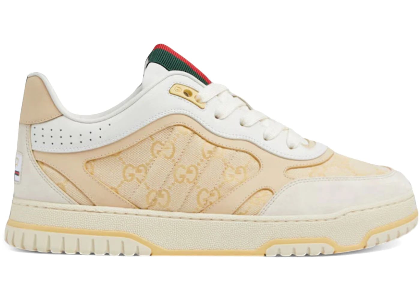 Gucci Re-Web Sneaker Gg Canvas Ivory Beige