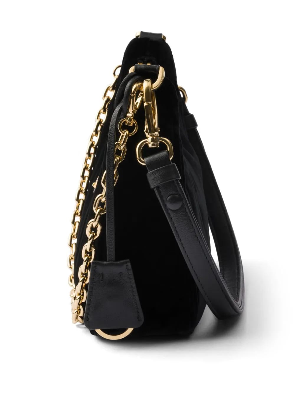Re-Edition velvet mini-bag