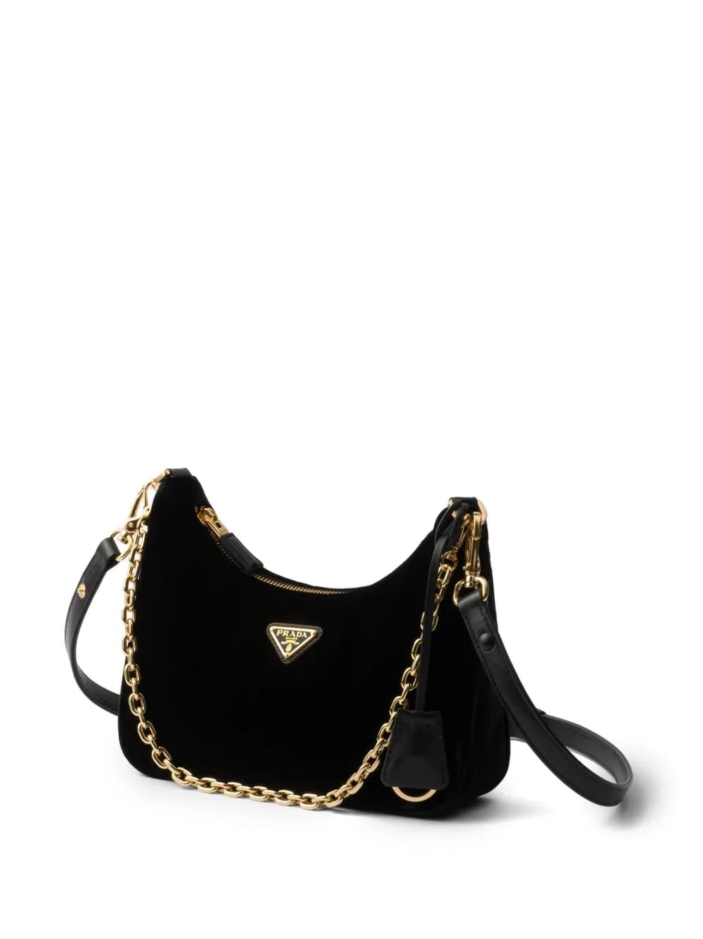 Re-Edition velvet mini-bag