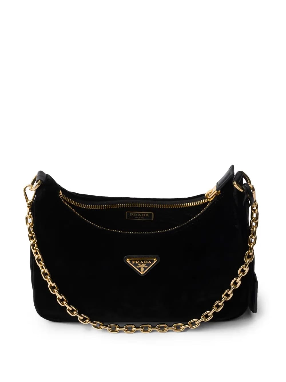 Re-Edition velvet mini-bag