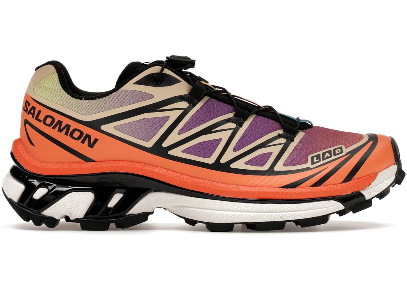 Salomon Xt-6 Black Almond Dragon Fire