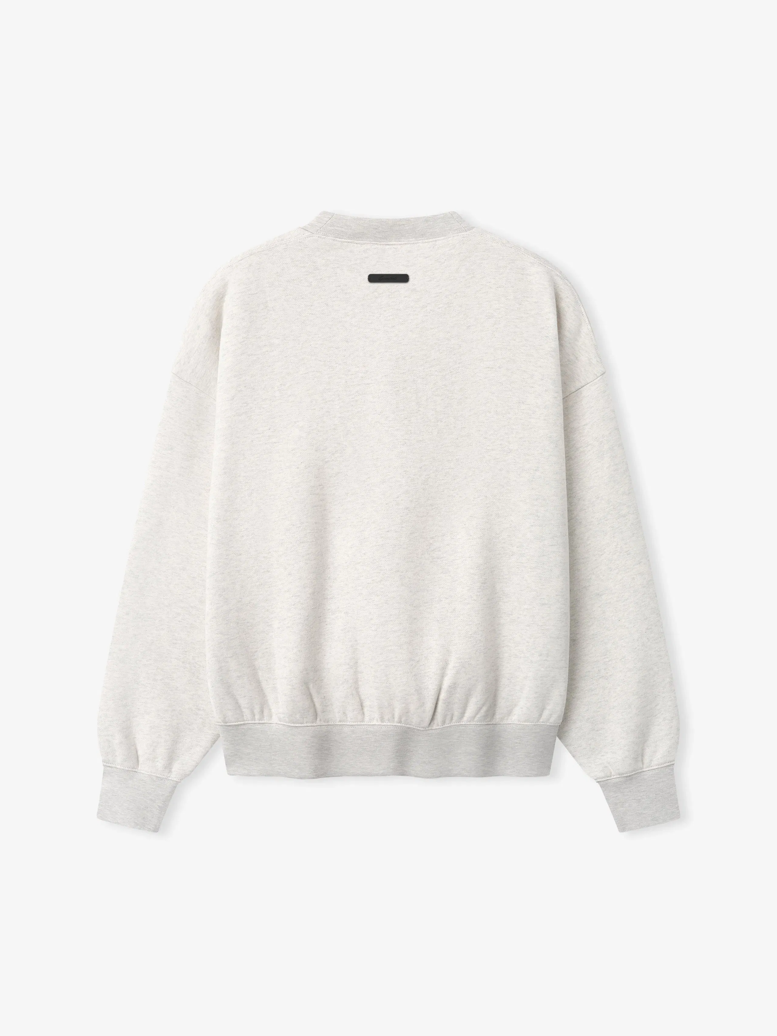 Essentials Signature Ss26 Classic Crewneck Sweatshirt Oatmeal Heather