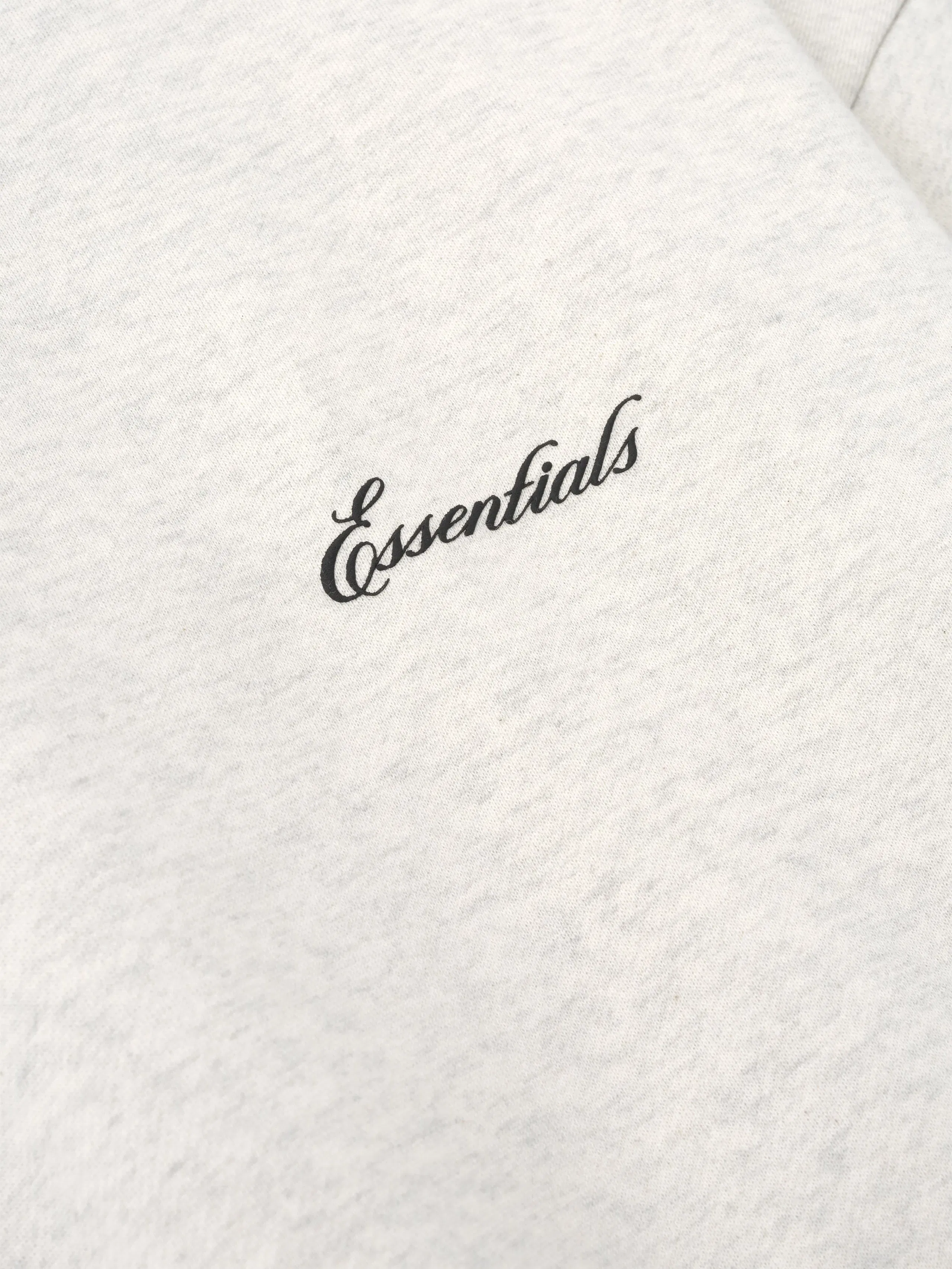 Essentials Signature Ss26 Classic Crewneck Sweatshirt Oatmeal Heather