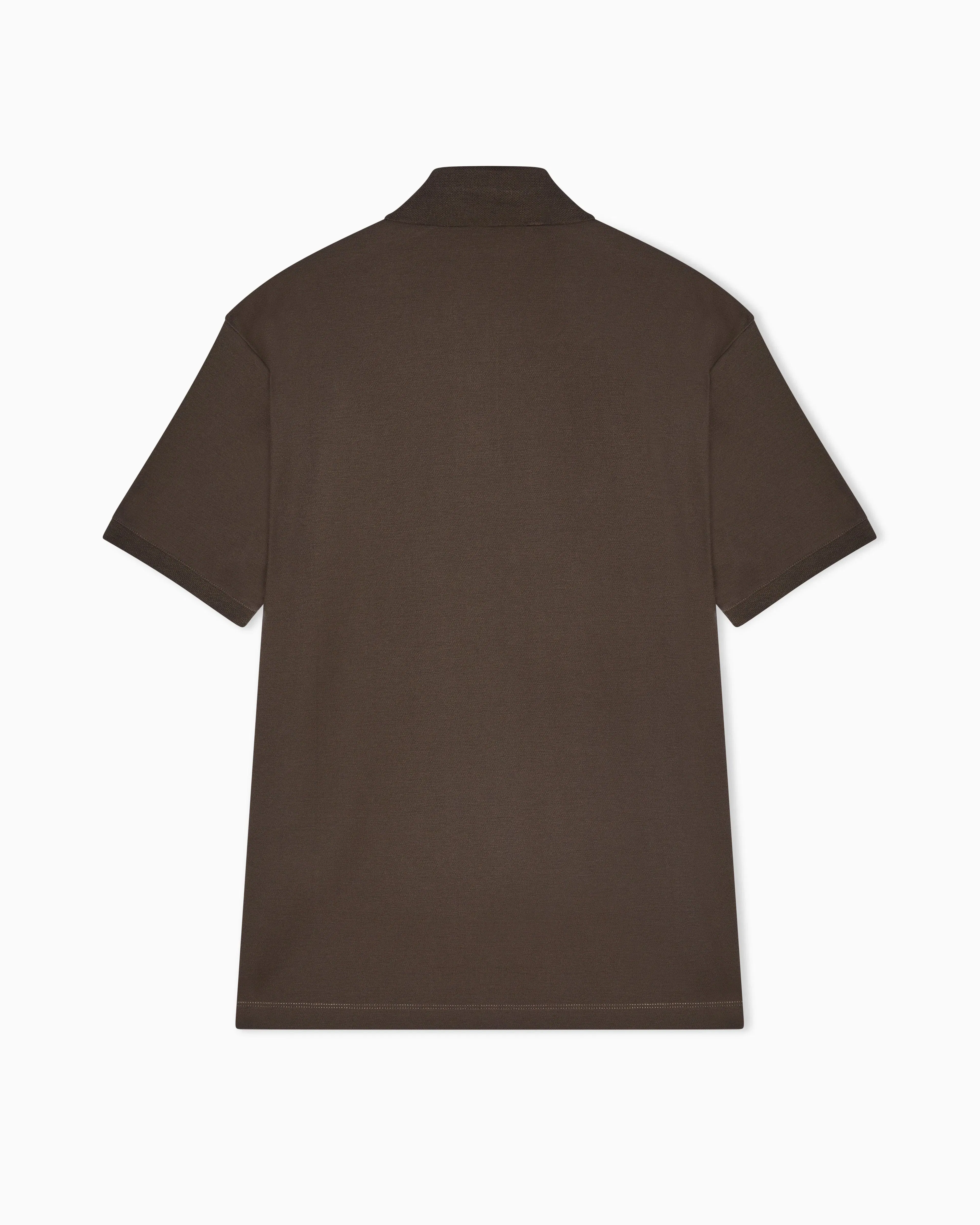 Emporio Armani Regular fit piqué polo shirt