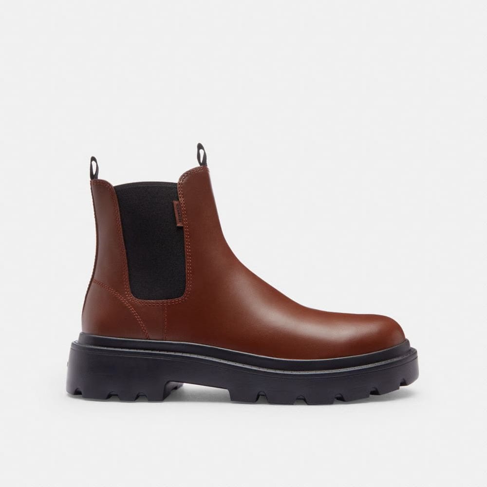 Men's Coach Chelsea Boot Vintage Brown Black